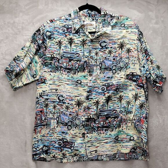 ART OF EDDY REYN SPOONER | MEDIUM MEN'S VTG SHORT SLEEVE HAWAIIAN SHIRT - Picture 1 of 15